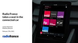 Content in the Connected Car