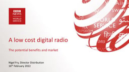 The holy grail of the analogue/digital switchover: a low-cost Radio receiver