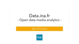 data.ina.fr – a portal to promote media analytics