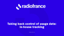 Taking back control of usage data: in-house tracking