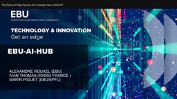 The EBU AI Hub: a deep dive into the radio programme enrichment application developed with RadioFrance