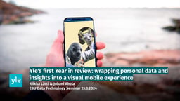 Yle's first Year in review: wrapping personal data and insights into a visual mobile experience