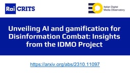 Unveiling AI Solutions for Disinformation Combat: Insights from the IDMO Project