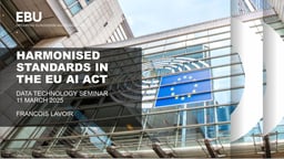The role of harmonised standards in the implementation of the EU AI Act