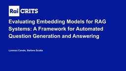 LLM based framework to evaluate RAG systems
