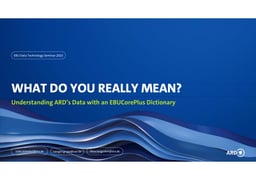 Understanding ARD's Data with an EBUCorePlus Dictionary