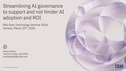 Streamlining AI governance to support and not hinder AI adoption and ROI