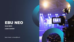NEO: From proof-of-concept to serving audiences at scale