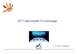 DTT & mobile TV