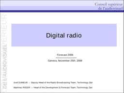 Digital radio in France