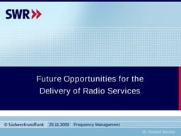 Future of radio