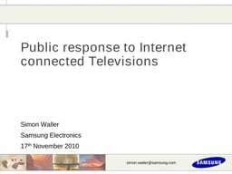 Internet-connected TVs