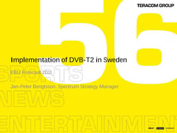 Implementation of DVB-T2