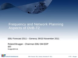 DVB-T2 planning