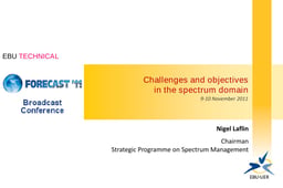 Spectrum domain challenges and objectives