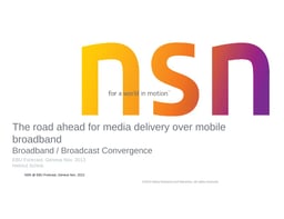 The road ahead for media delivery over mobile broadband