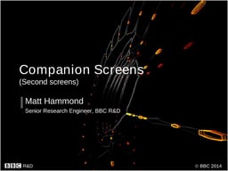 Companion screens
