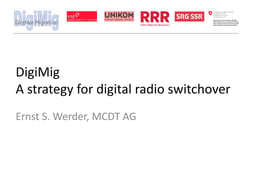 A strategy for digital radio switchover