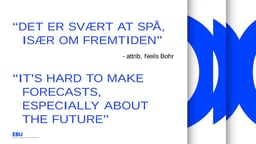 Introduction to EBU Forecast
