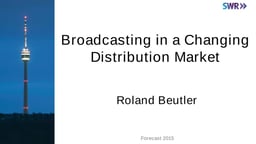 Broadcasting in a changing distribution market