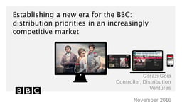 Establishing a new ear for the BBC: distribution priorities in an increasingly competitive market