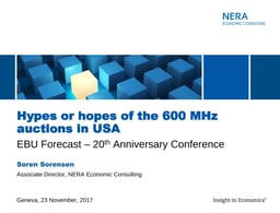 Hypes or hopes of the 600 MHz auctions in USA