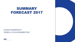 Summary FORECAST 2017