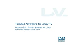Targeted Advertising for linear TV