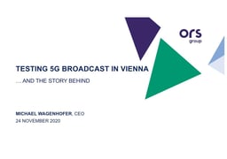 Testing 5G broadcast in Vienna