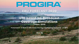 5G Broadcast network and frequency planning