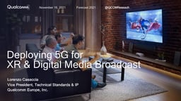 Deploying 5G for media broadcast