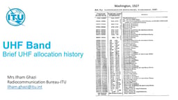The UHF band, one of the hottest topics at WRC-23