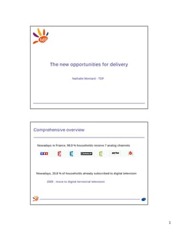 The new opportunities for delivery - part 1