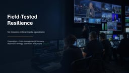 Field-tested resilience for mission-critical media operations