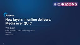 New layers in online delivery: Media over QUIC