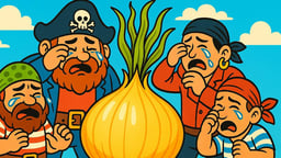 Tears of the onion: How to make pirates cry