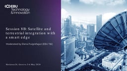 Satellite and terrestrial integration with a smart edge