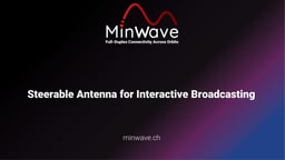 Steerable bi-directional satellite terminal for DTH