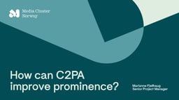 How can C2PA improve prominence?