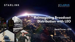 Reimagining broadcast distribution with LEO satellites