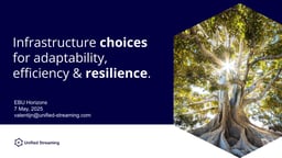 Infrastructure choices for adaptability, efficiency, and resilience