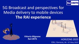 5G Broadcast for content providers