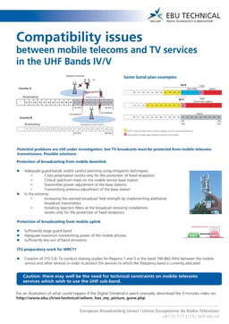 IBC 2008 - Spectrum hand-out 2