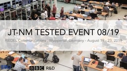 The JT-NM Tested programme 08/19