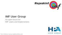 IMF User Group