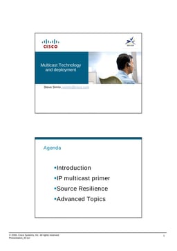 Multicast technology & deployment
