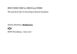 Extracting Metadata