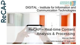 Real-time content Analysis