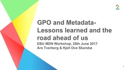 GPO and Metadata