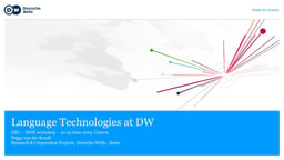 Updates on the Subtitling and Monitoring Platform at Deutsche Welle